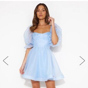 Hello Molly Be a Princess Mini Dress Blue